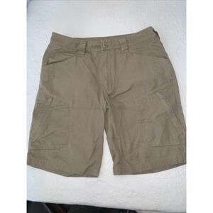 Triple Aught Design Shorts Mens 34 Khaki Tan Cargo Hiking Nylon USA Outdoor